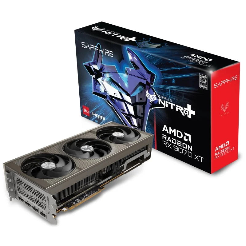 Tarjeta Gráfica Sapphire NITRO+ AMD Radeon RX 9070 XT Gaming OC 16GB GDDR6 FSR 4 - MovilMania S.L
