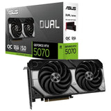 Tarjeta Gráfica ASUS Dual GeForce RTX 5070 OC 12GB GDDR7 Reflex 2 RTX AI DLSS4 - MovilMania S.L