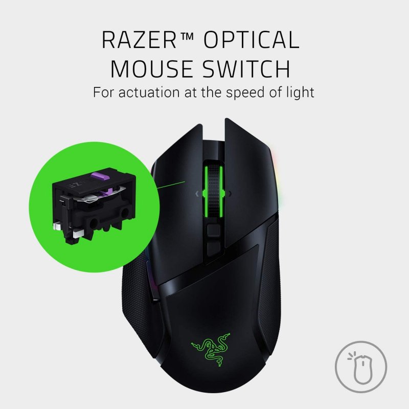 Razer Basilisk Ultimate Ratón Gaming 20000 DPI Negro - MovilMania S.L