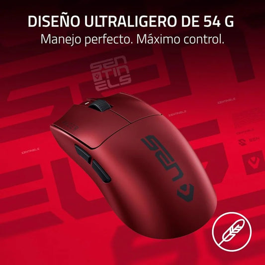 Razer Viper V3 Pro Sentinels Edition Ratón Gaming Inalámbrico 35000 DPI Rojo - MovilMania S.L