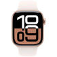 Apple Watch Series 10 GPS 42mm Caja Aluminio Oro Rosa con Correa Deportiva Rosa Rubor S - MovilMania S.L