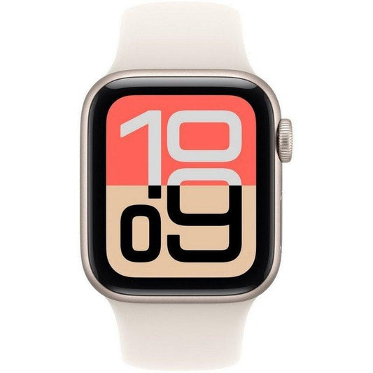 Apple Watch SE 3 GPS 40mm Caja de Aluminio Blanco Estrella con Correa Deportiva Blanco Estrella M/L