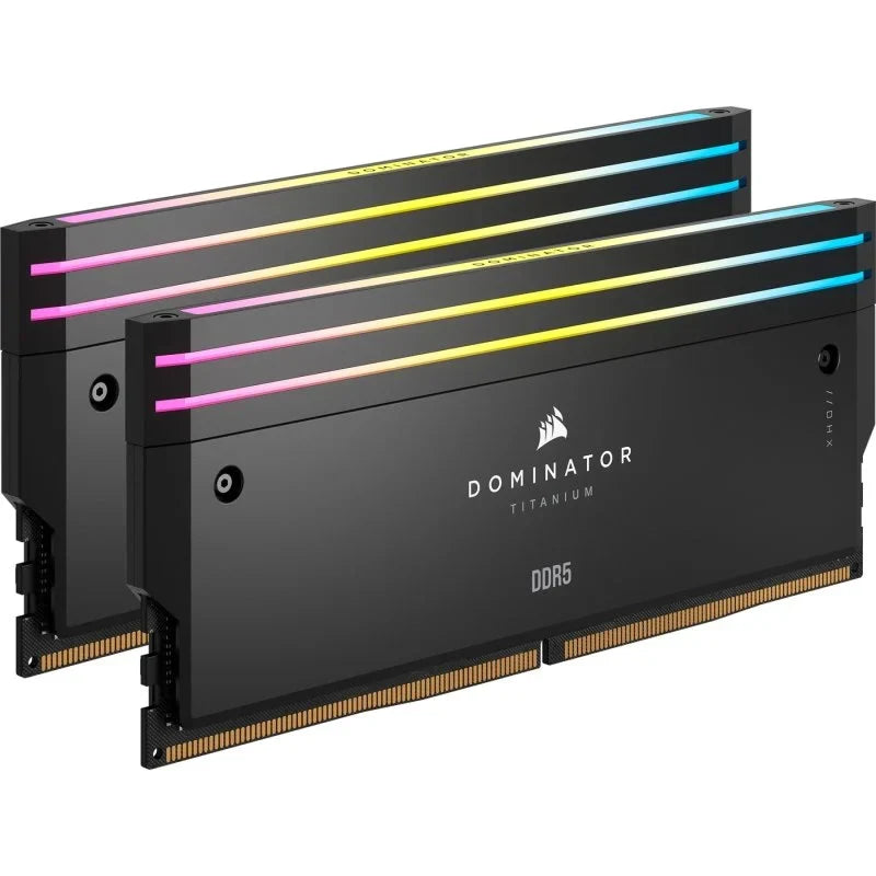 Memoria RAM Corsair Dominator Titanium DDR5 6400MHz 96GB 2x48GB CL32 XMP Negro - MovilMania S.L