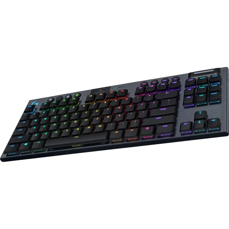 Teclado mecánico Logitech G 920-010588 Tenkeyless Layout ES inalámbrico RGB carbono - MovilMania S.L