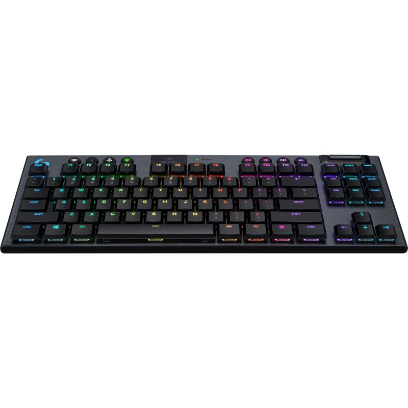 Teclado mecánico Logitech G 920-010588 Tenkeyless Layout ES inalámbrico RGB carbono - MovilMania S.L