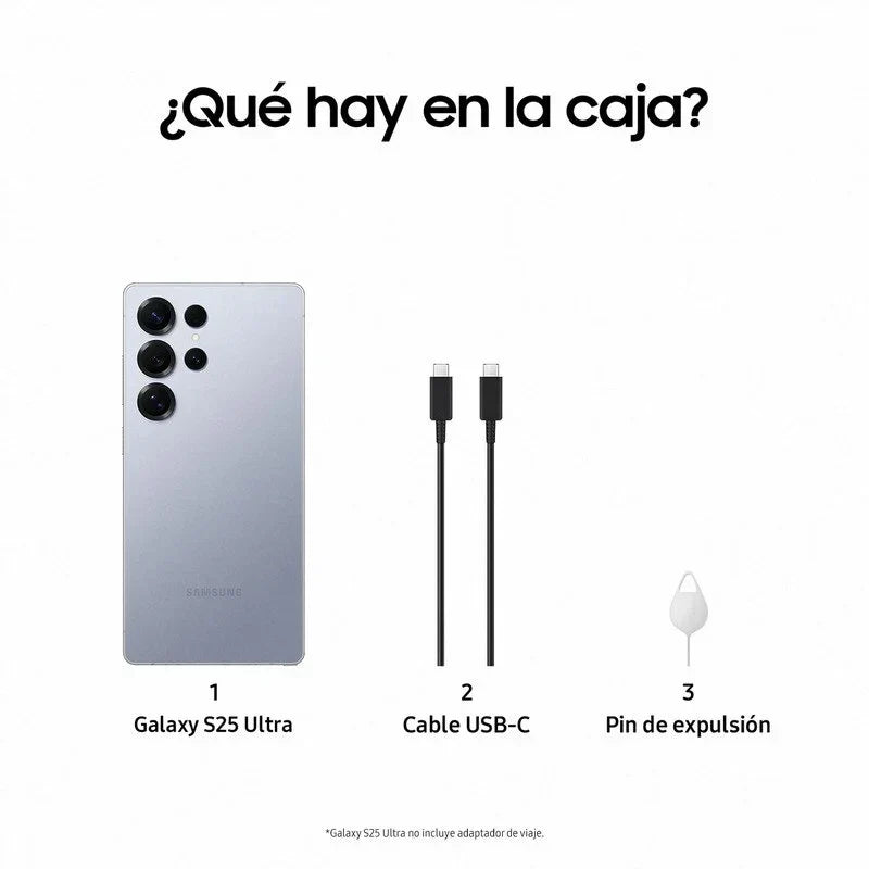 Samsung Galaxy S25 Ultra Smartphone con IA Almacenamiento 512GB Batería 5.000mAh Titanio Azul - MovilMania S.L
