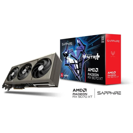 Tarjeta Gráfica Sapphire NITRO+ AMD Radeon RX 9070 XT Gaming OC 16GB GDDR6 FSR 4 - MovilMania S.L