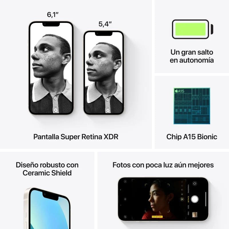 iPhone 13 256GB Blanco Titanio - MovilMania S.L